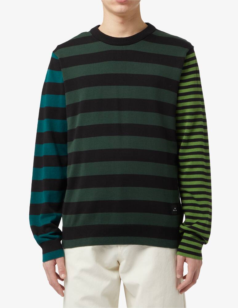 PS Paul Smith Jumper multi stripes asymetrical - picture 1 PS Paul Smith Jumper multi stripes asymetrical - picture 1