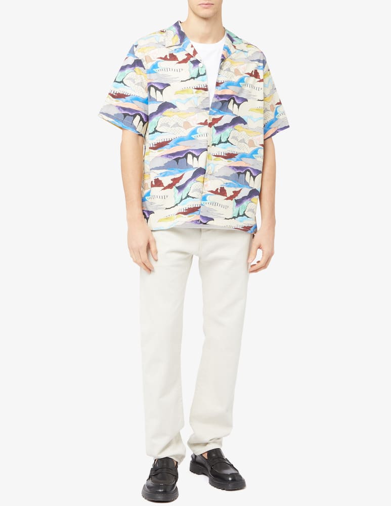 rinascente PS Paul Smith Printed sort sleeve shirt casual fit