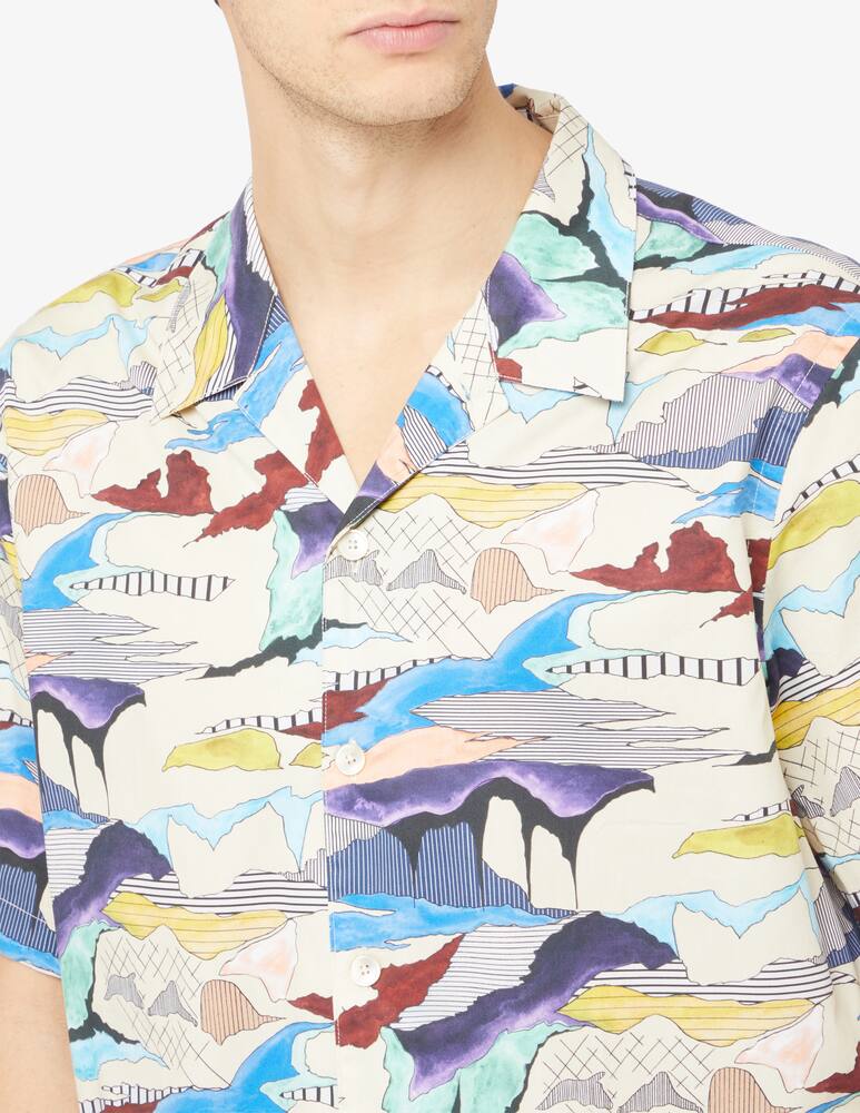 rinascente PS Paul Smith Printed sort sleeve shirt casual fit