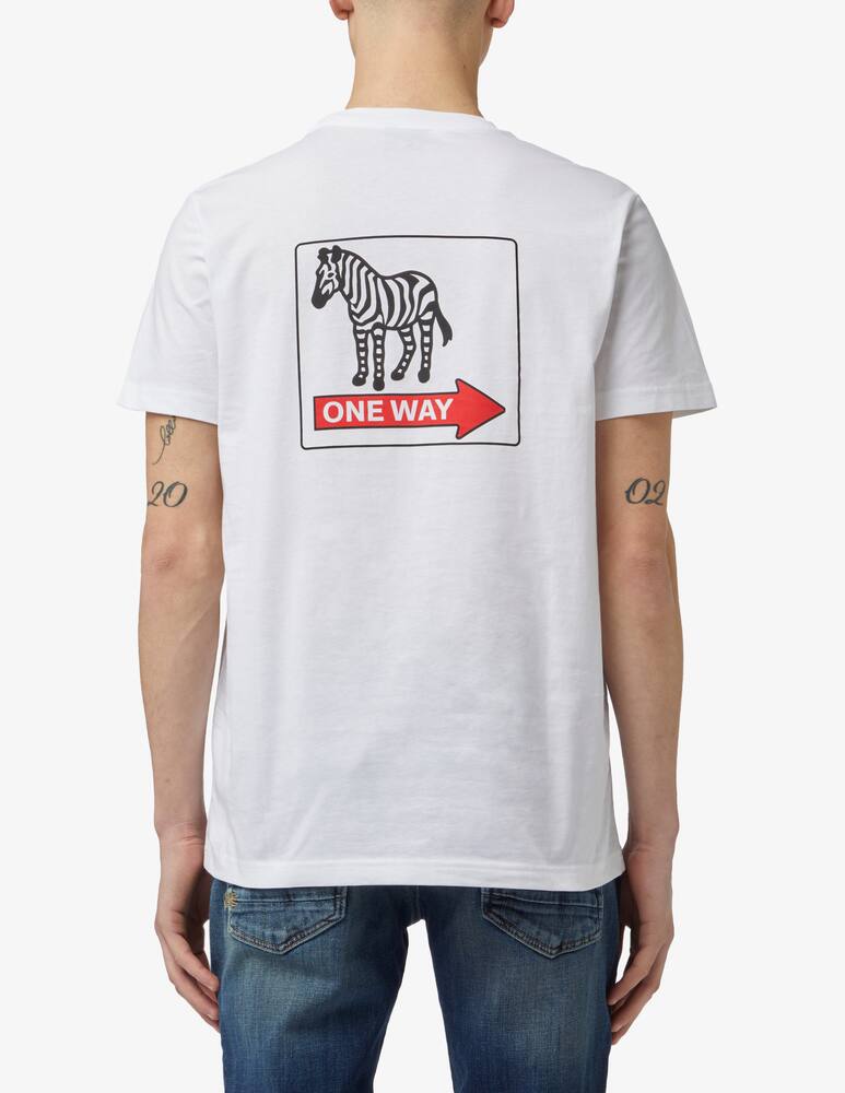 rinascente PS Paul Smith T-shirt zebra one way slim fit