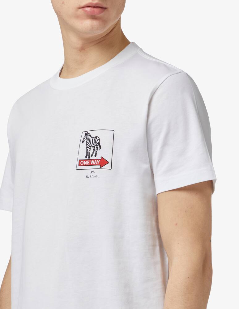 rinascente PS Paul Smith T-shirt zebra one way slim fit