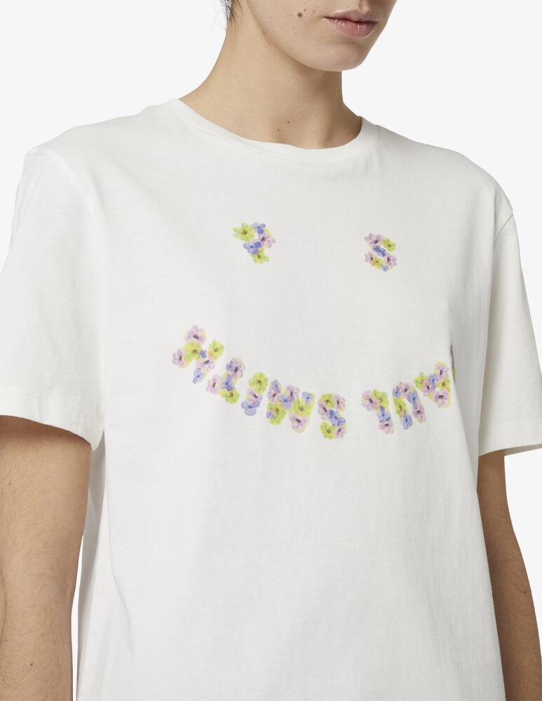 rinascente Paul Smith T-shirt logo smile fiori