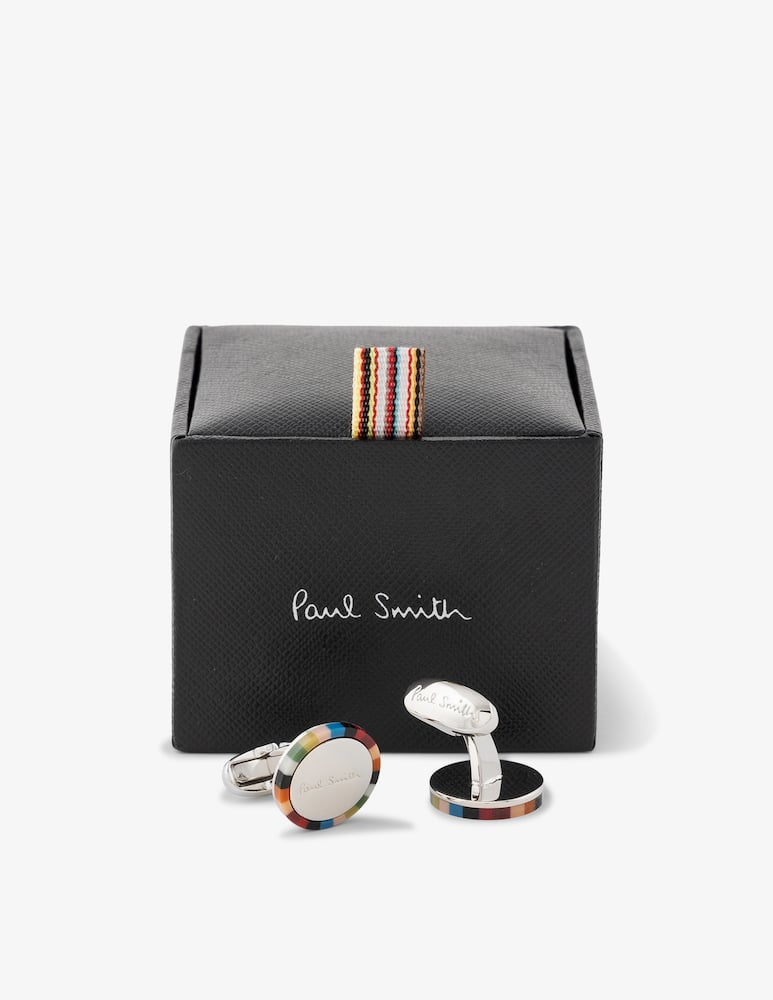 rinascente Paul Smith Signature edge cufflinks