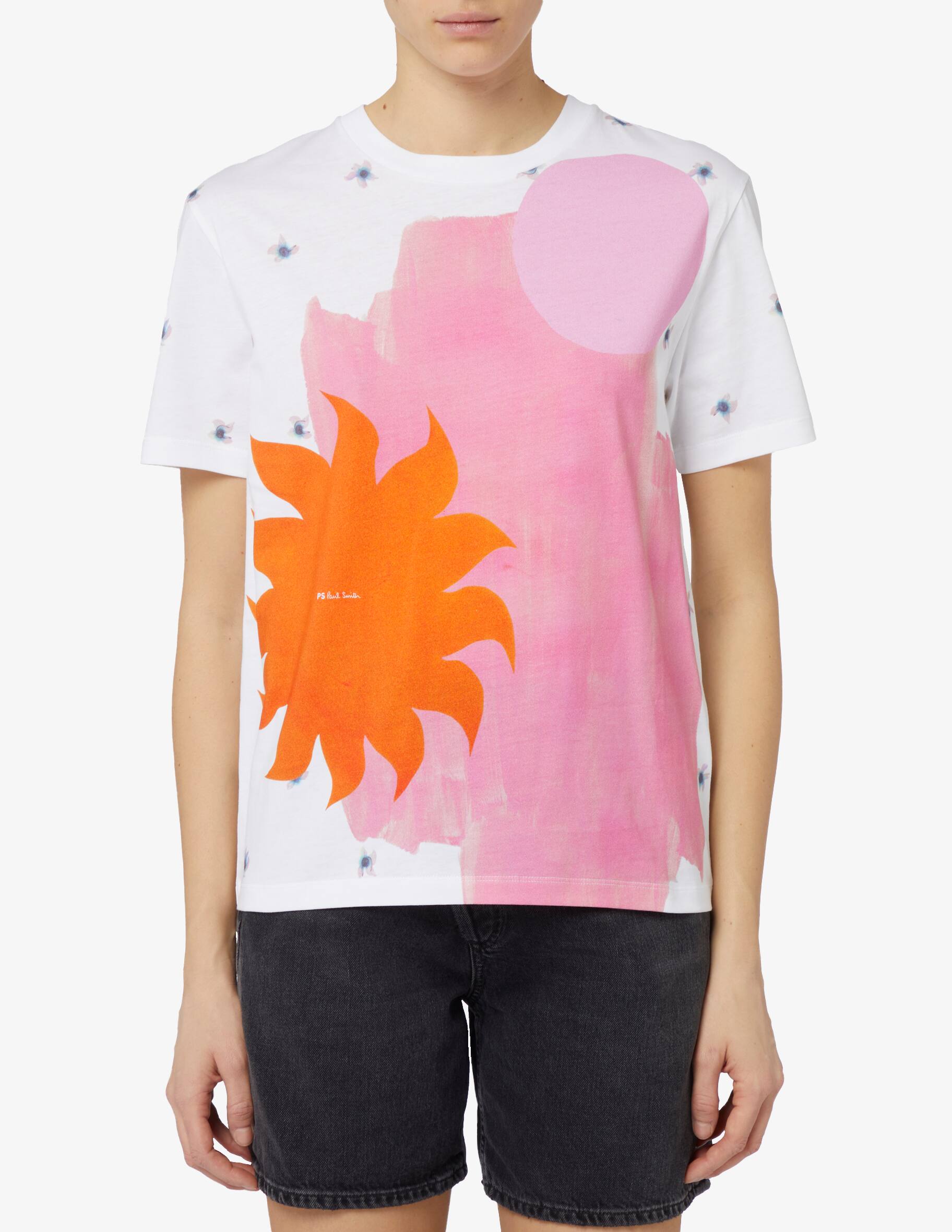 Paul Smith T T Shirt Heart White W2R-031V-FP2530-01