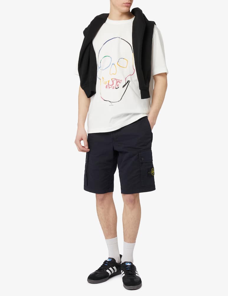 rinascente PS Paul Smith Maglietta skull white