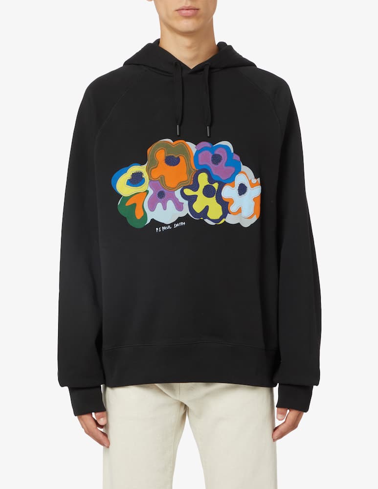 PS Paul Smith Felpa con cappuccio floral - immagine 1 PS Paul Smith Felpa con cappuccio floral - immagine 1