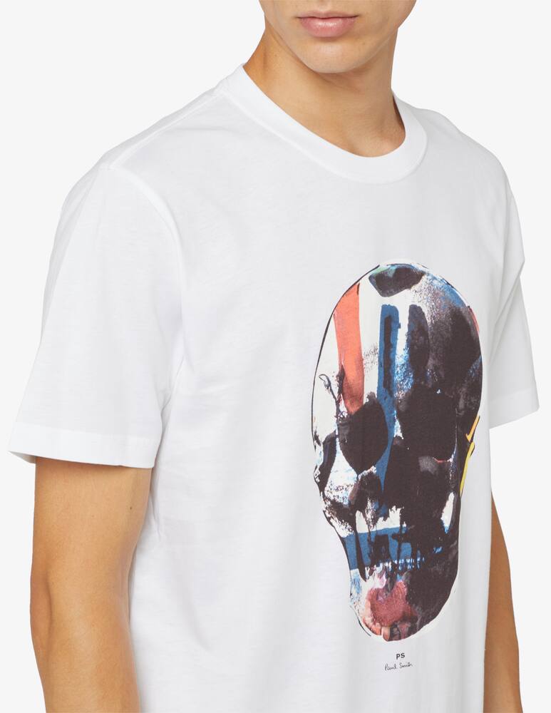 rinascente PS Paul Smith Maglietta skull slim fit