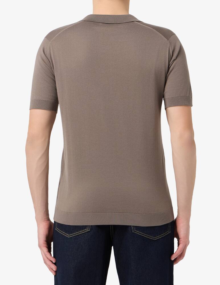 rinascente John Smedley Polo scollo a V manica corta