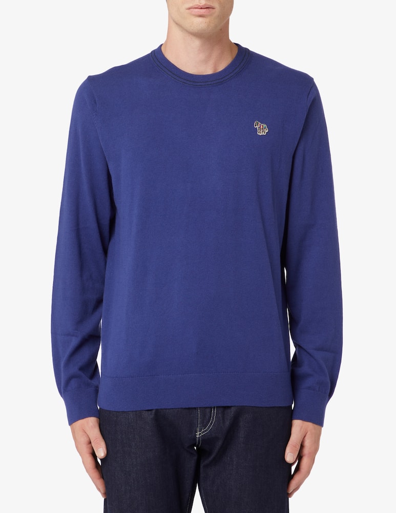 PS Paul Smith Zebra badge crew-neck sweater - picture 1 PS Paul Smith Zebra badge crew-neck sweater - picture 1