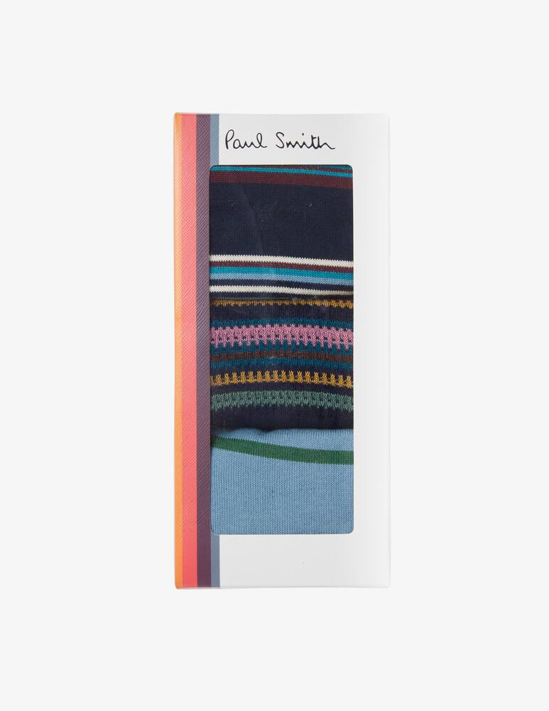 rinascente PS Paul Smith 3 pack navy mix socks
