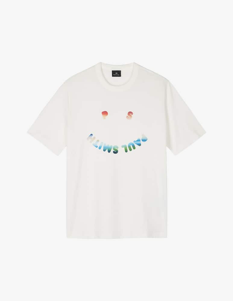 PS Paul Smith T-shirt sorriso stampato - immagine 1 PS Paul Smith T-shirt sorriso stampato - immagine 1