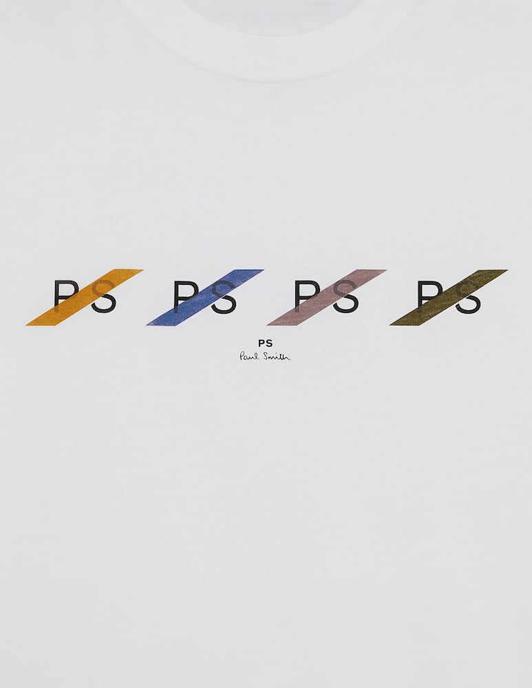 PS Paul Smith T-shirt con loghi multicolore - immagine 2 PS Paul Smith T-shirt con loghi multicolore - immagine 2