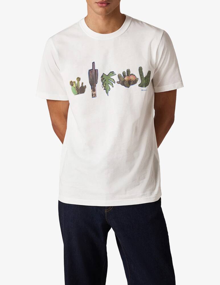PS Paul Smith T-shirt cactus line up - immagine 1 PS Paul Smith T-shirt cactus line up - immagine 1