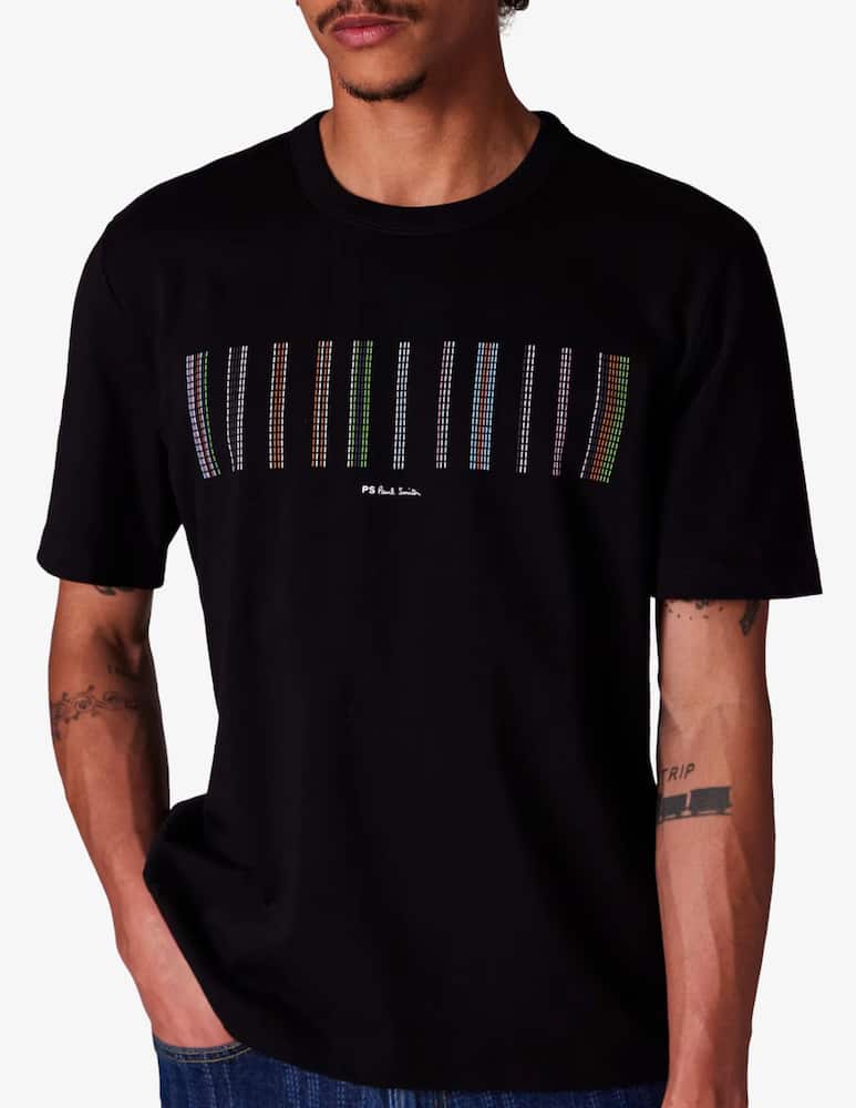 rinascente PS Paul Smith Barcode print t-shirt