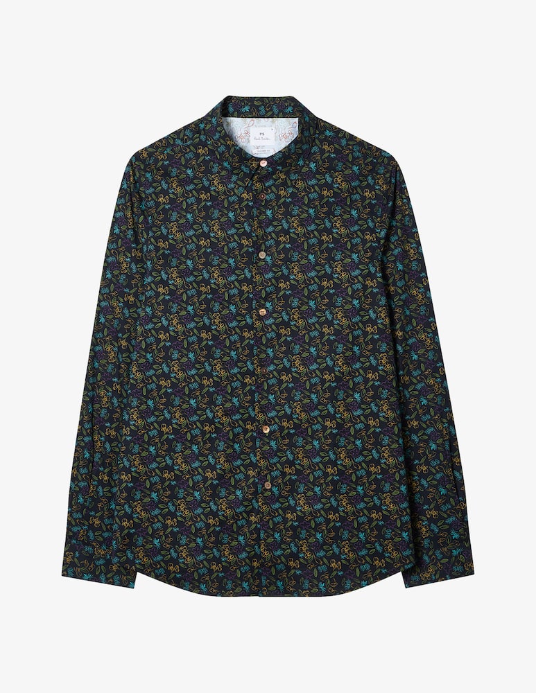 rinascente PS Paul Smith Floral tailored fit shirt