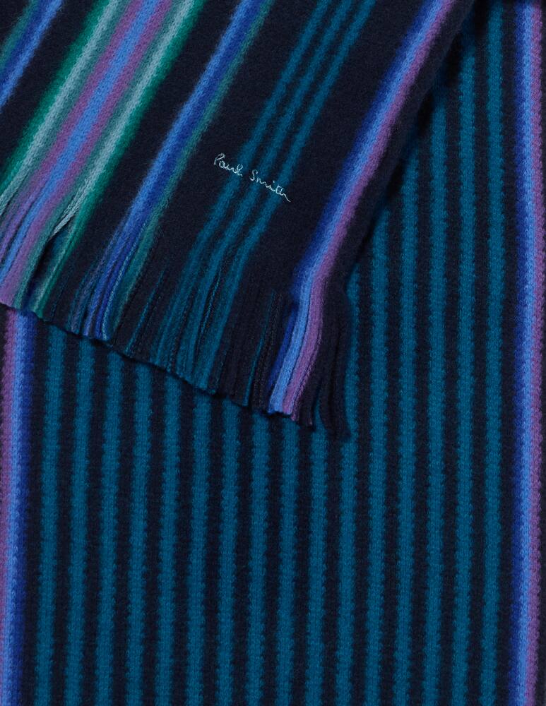 rinascente Paul Smith Striped wool scarf