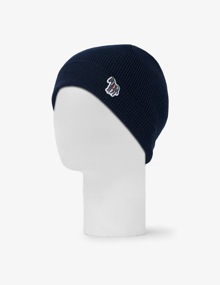rinascente PS Paul Smith Zebra patch beanie