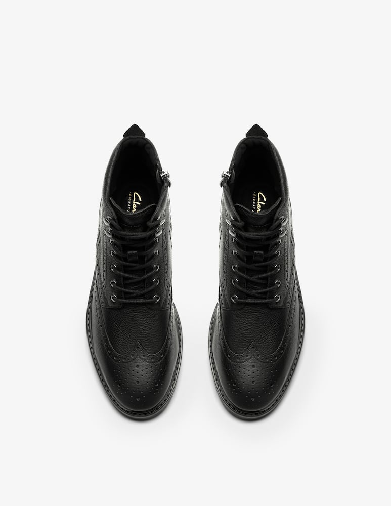rinascente Clarks Stivaletto brogue in pelle Newford