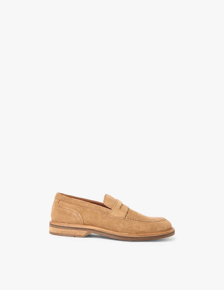 Clarks Aldwin suede penny loafers - picture 1 Clarks Aldwin suede penny loafers - picture 1