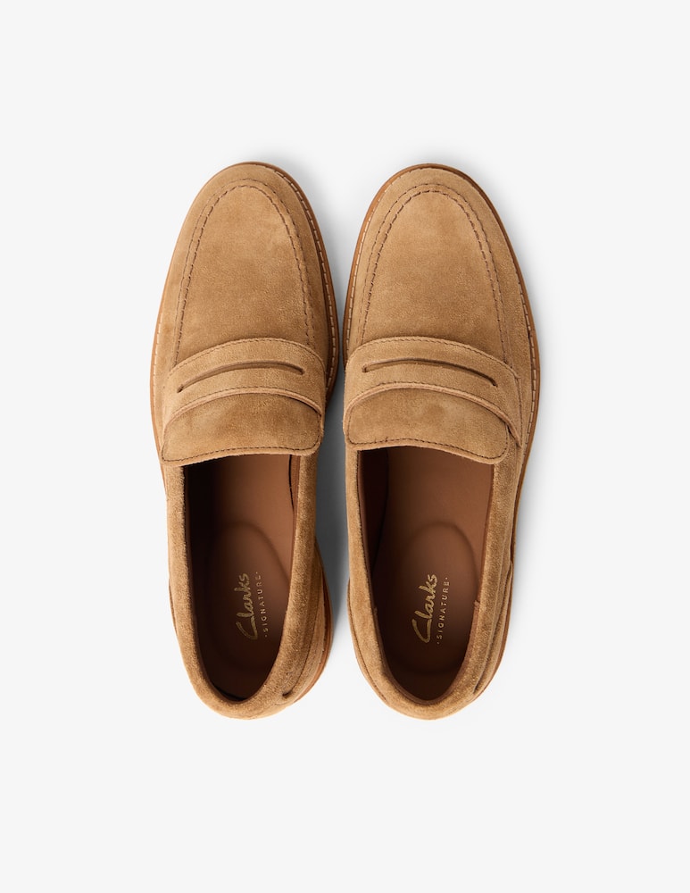 Clarks Aldwin suede penny loafers - picture 3 Clarks Aldwin suede penny loafers - picture 3