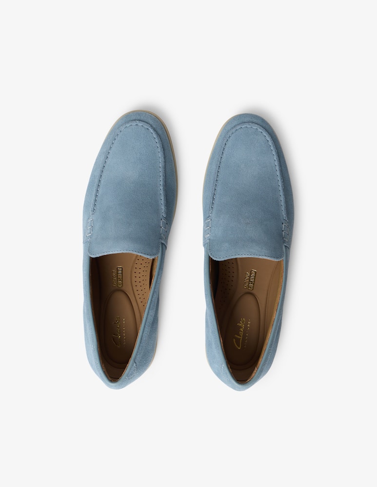 rinascente Clarks Torford suede loafers