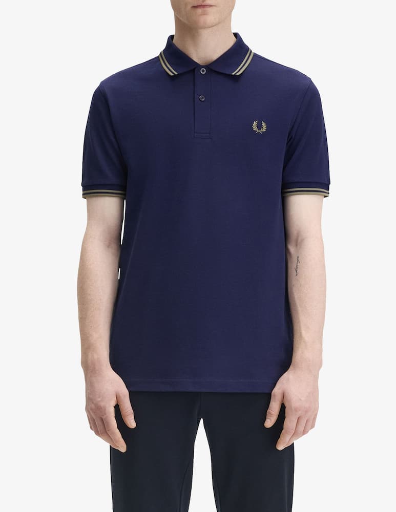 rinascente Fred Perry Polo shirt with stripe trim