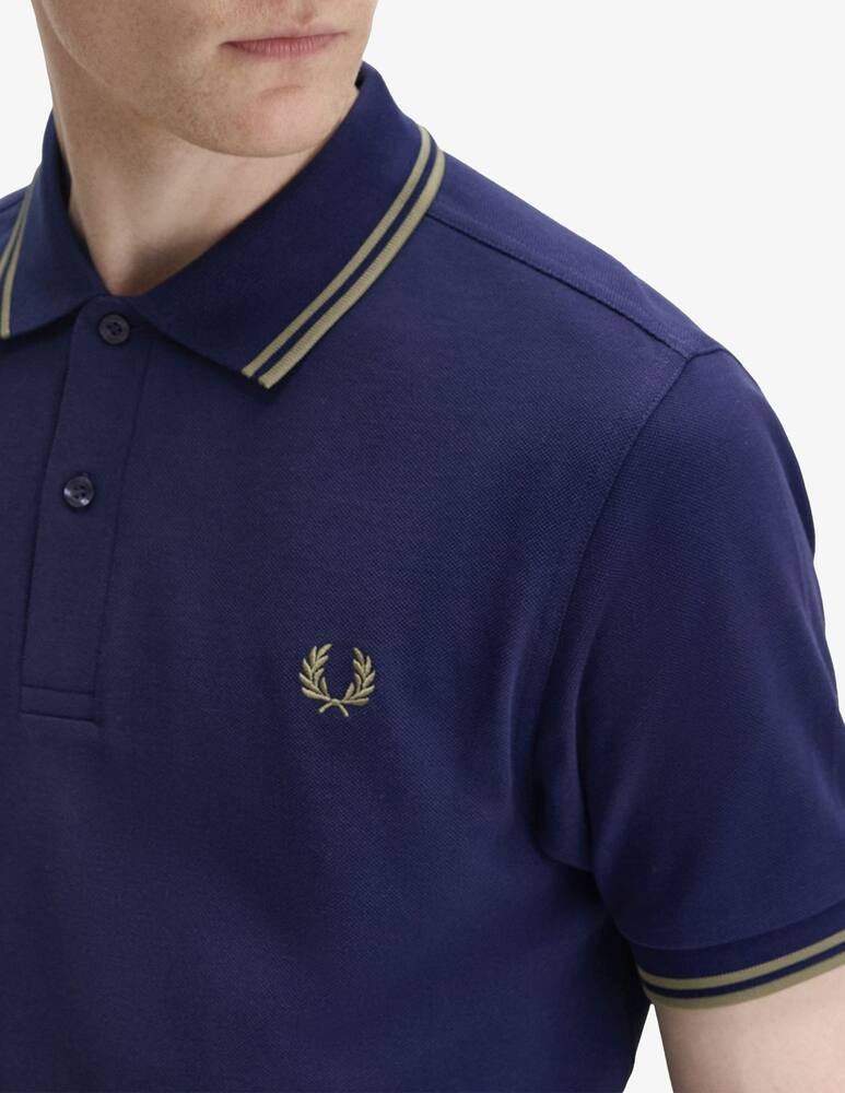 rinascente Fred Perry Polo shirt with stripe trim