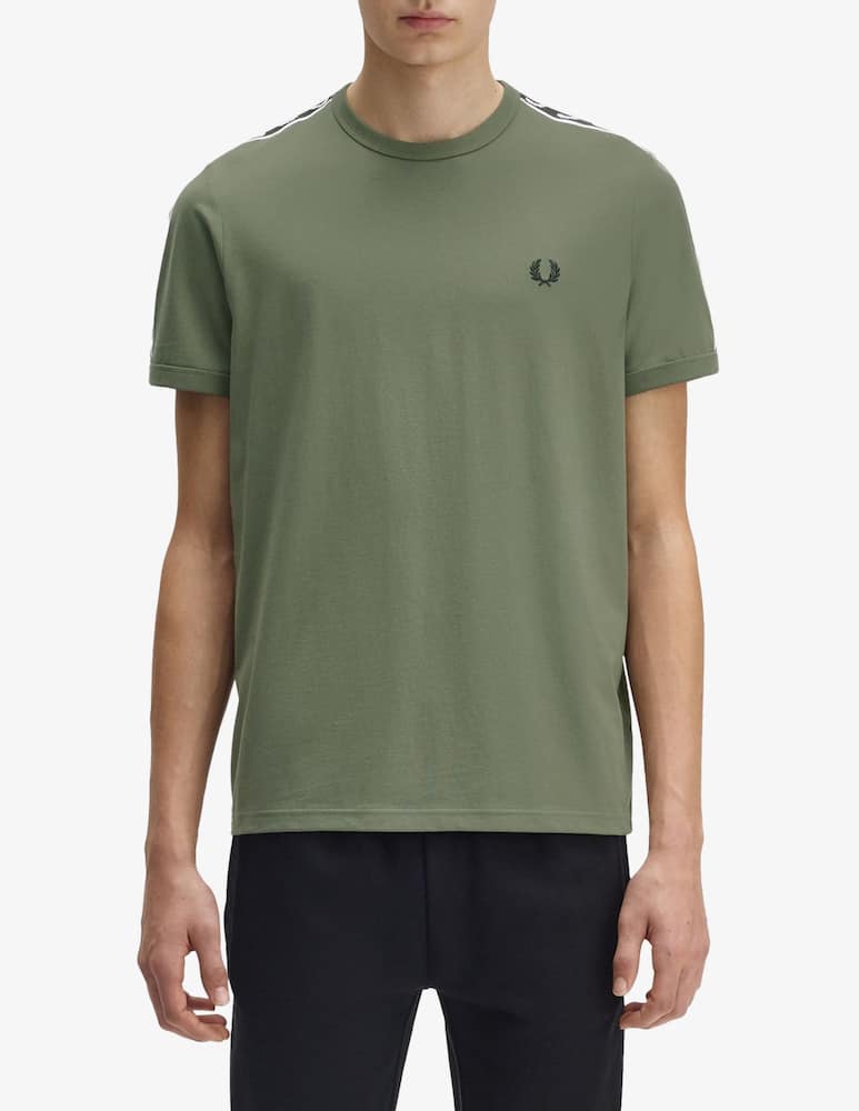 rinascente Fred Perry Tape detail t-shirt
