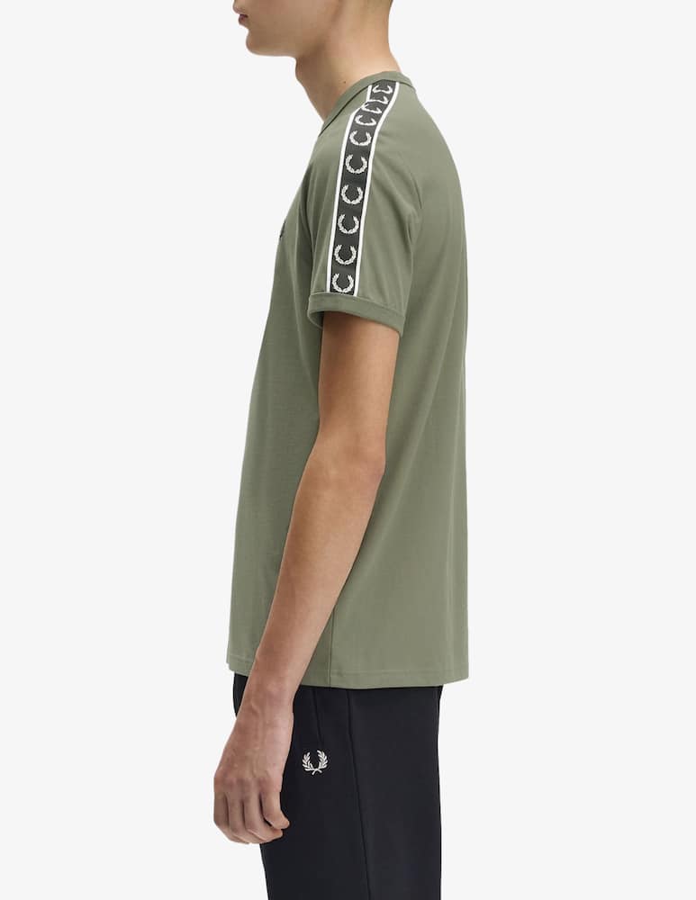rinascente Fred Perry Tape detail t-shirt