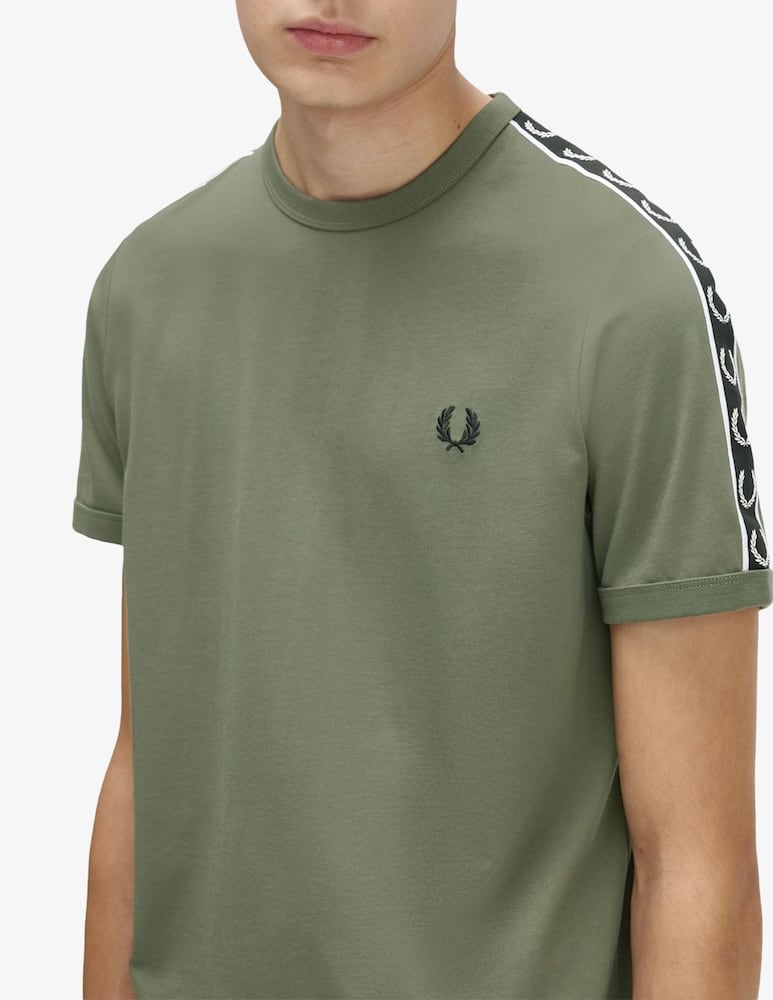 rinascente Fred Perry Tape detail t-shirt