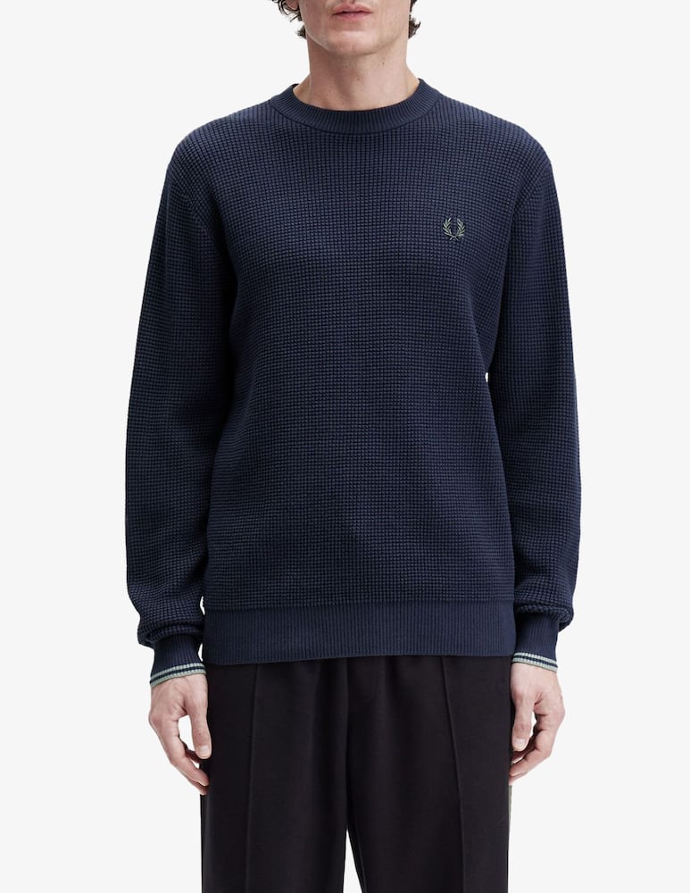 Fred Perry Waffle knit jumper - picture 1 Fred Perry Waffle knit jumper - picture 1