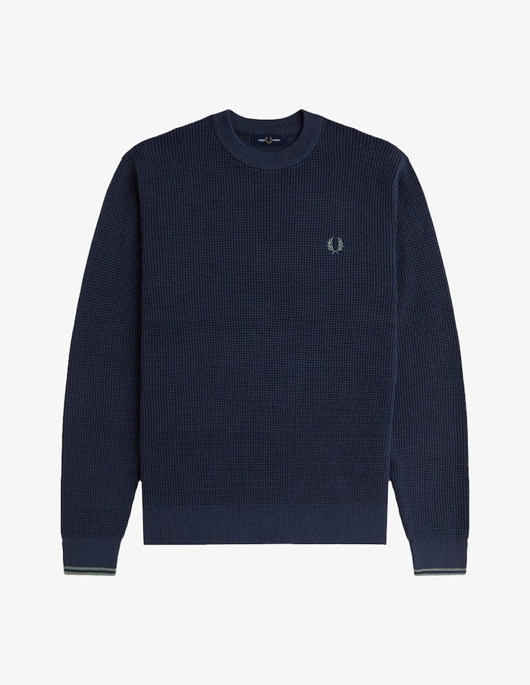 Fred Perry Waffle knit jumper - picture 5 Fred Perry Waffle knit jumper - picture 5