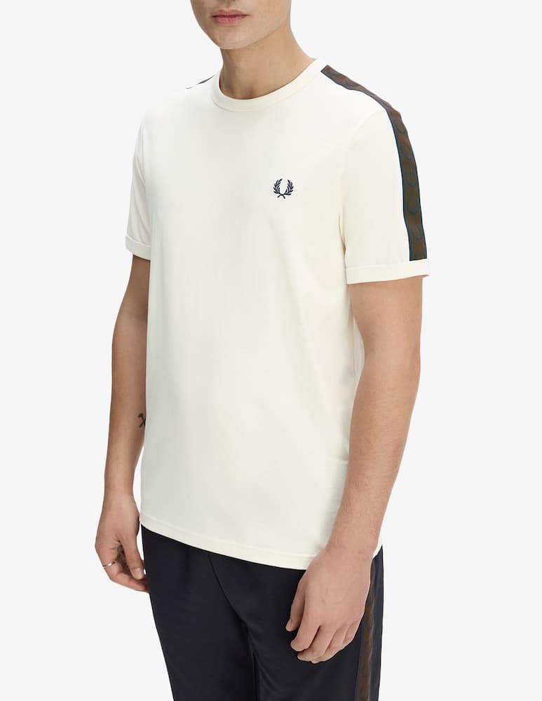 rinascente Fred Perry Contrast tape ringer t-shirt