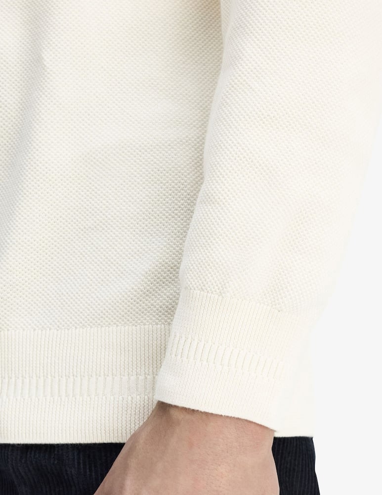 Fred Perry Piqué stitch crew neck jumper - picture 3 Fred Perry Piqué stitch crew neck jumper - picture 3