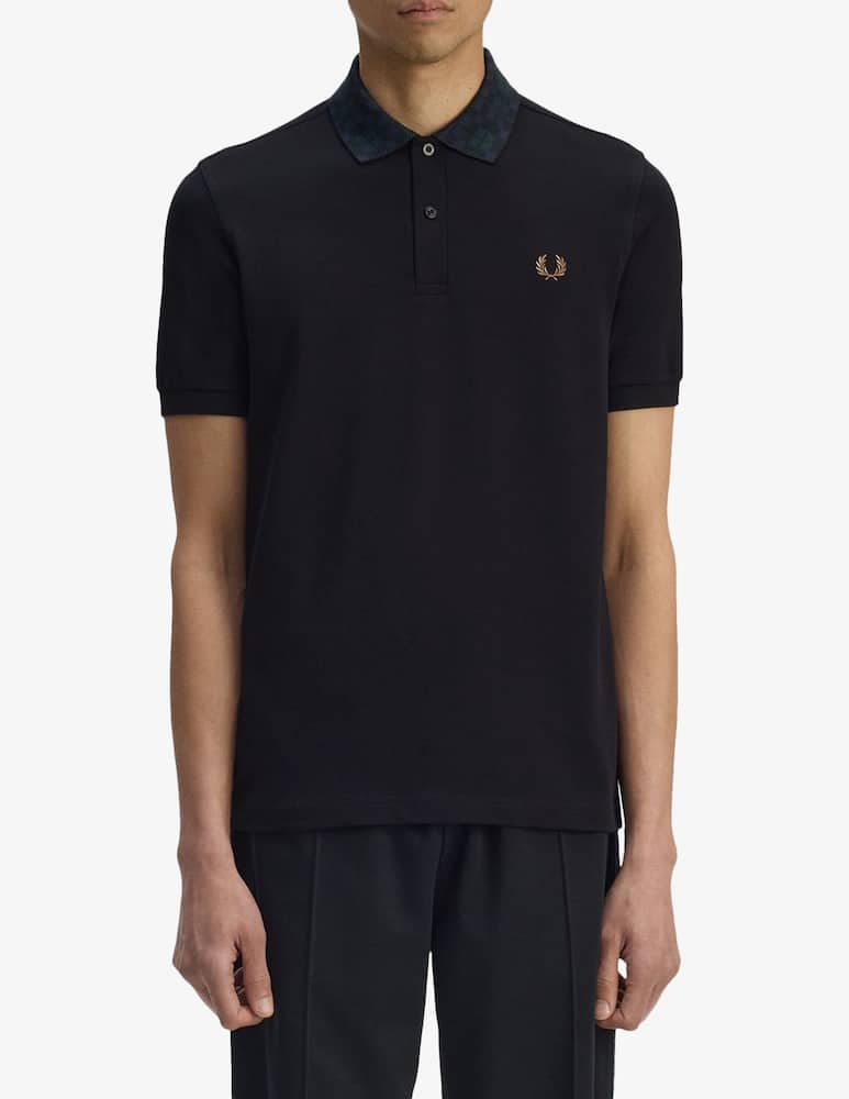 rinascente Fred Perry Polo con colletto tartan