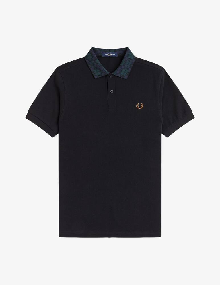 rinascente Fred Perry Polo con colletto tartan