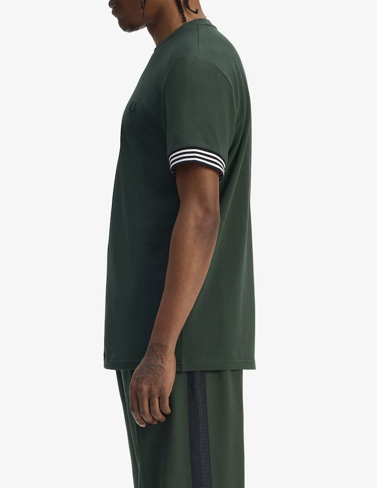 Fred Perry Striped cuff t-shirt - picture 3 Fred Perry Striped cuff t-shirt - picture 3