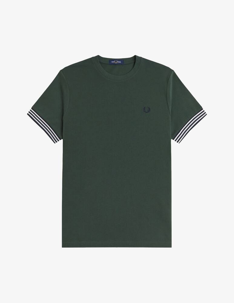 Fred Perry Striped cuff t-shirt - picture 5 Fred Perry Striped cuff t-shirt - picture 5