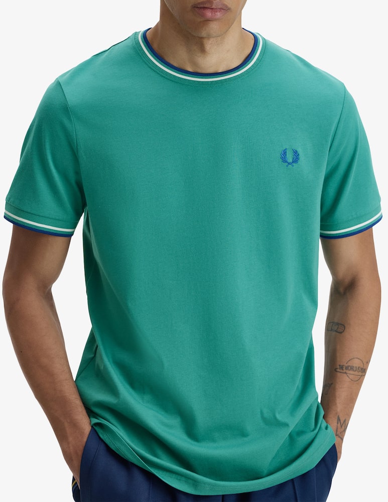 rinascente Fred Perry T-shirt con profili e logo