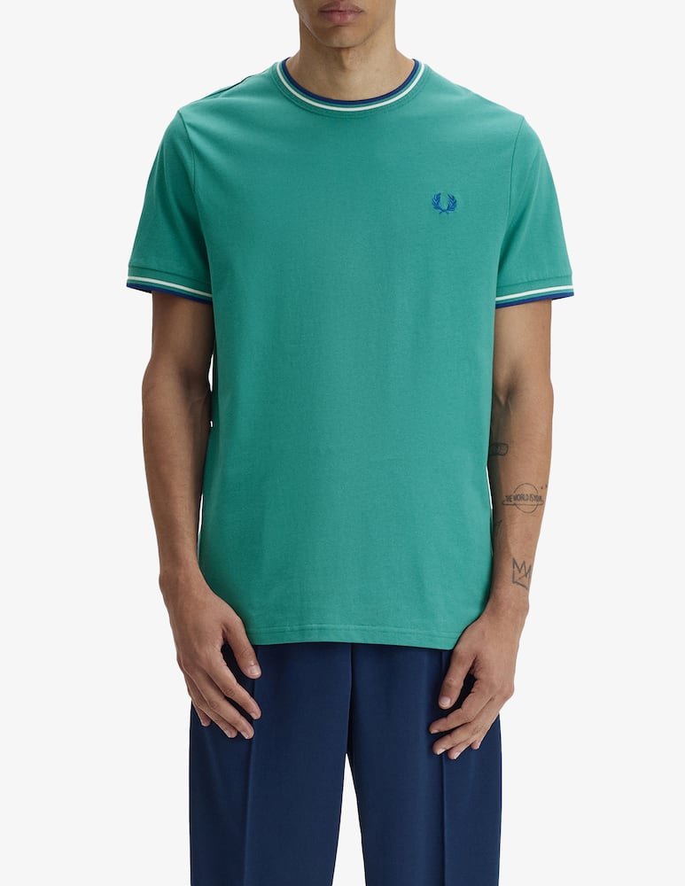 rinascente Fred Perry T-shirt con profili e logo