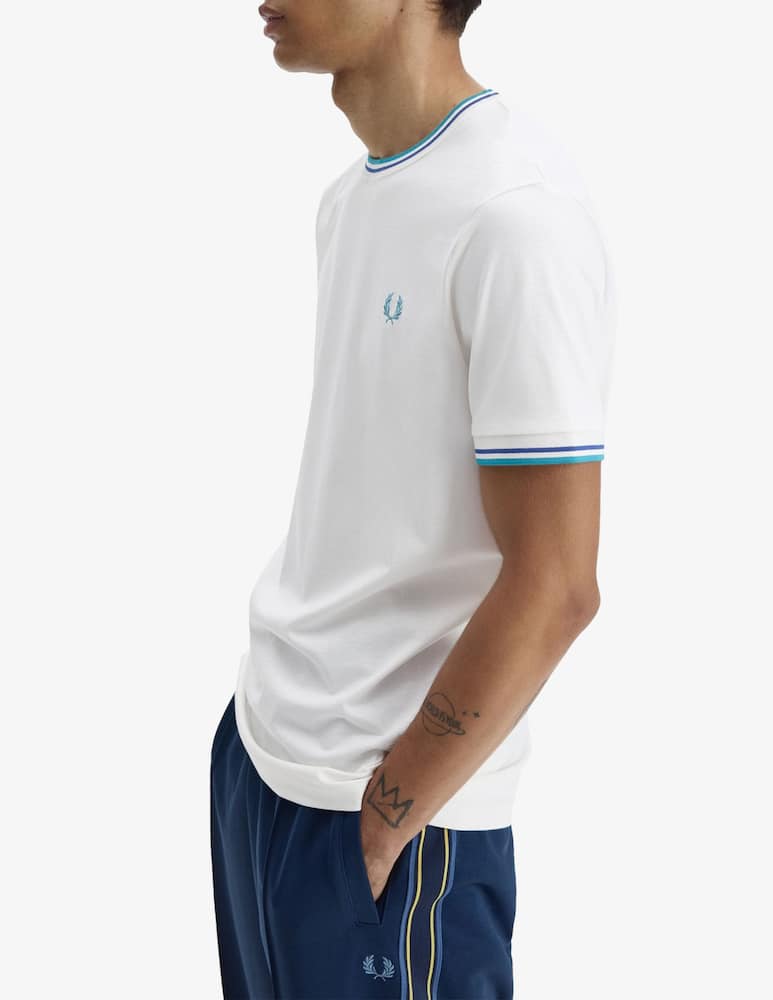 rinascente Fred Perry T-shirt con profili e logo