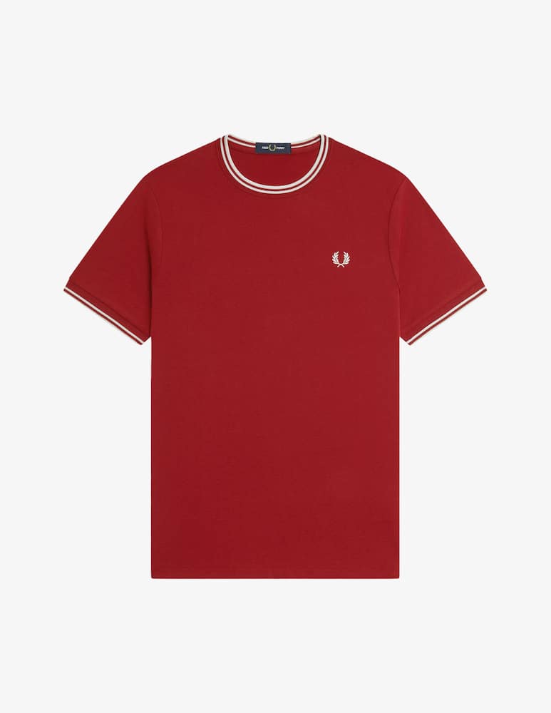 rinascente Fred Perry Trim detail logo t-shirt