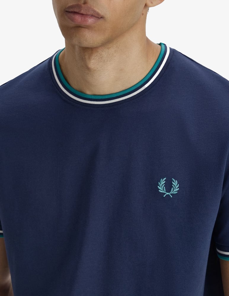 rinascente Fred Perry Tipped crew neck t-shirt
