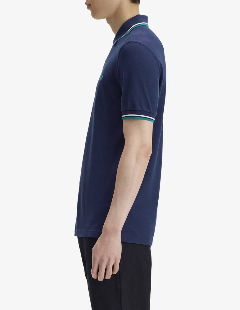 rinascente Fred Perry Piqué polo shirt with logo trim