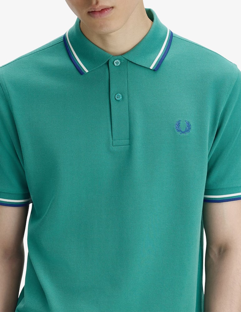 Fred Perry Polo shirt with contrast trims - picture 3 Fred Perry Polo shirt with contrast trims - picture 3