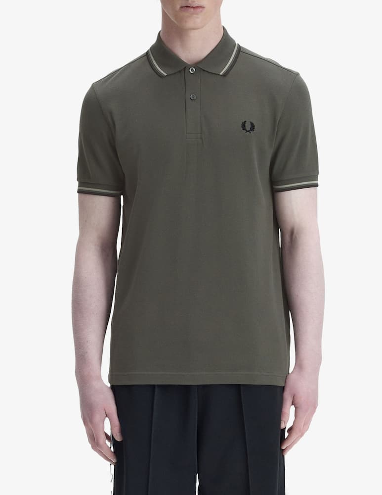 Fred Perry Polo shirt with contrast trims - picture 1 Fred Perry Polo shirt with contrast trims - picture 1