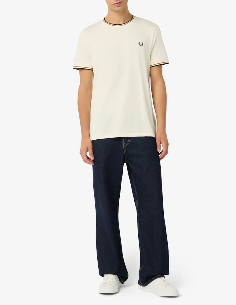 rinascente Fred Perry T-shirt con profili e logo
