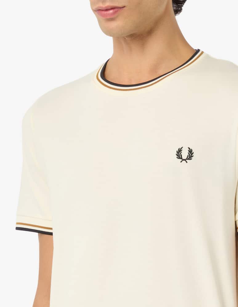 rinascente Fred Perry T-shirt con profili e logo