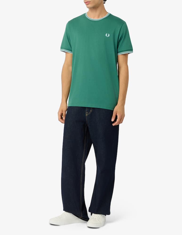 rinascente Fred Perry T-shirt con profili e logo