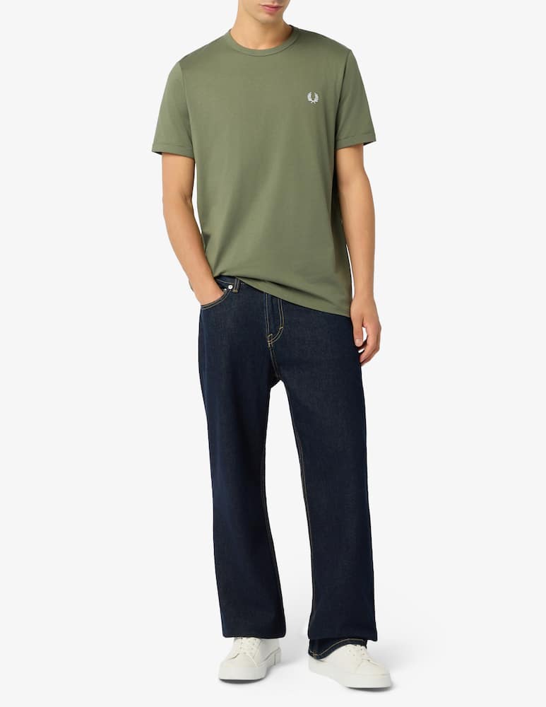 Fred Perry T-shirt ringer con logo - immagine 2 Fred Perry T-shirt ringer con logo - immagine 2